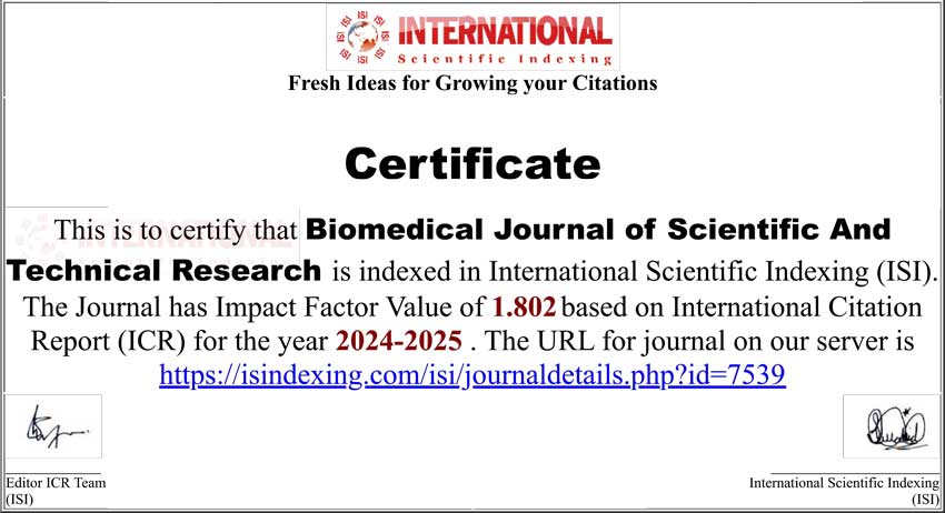 Biomedres ISI Impact Factor
